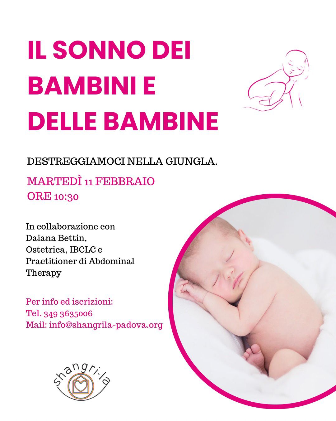 IL SONNO DEI BAMBINI E DELLE BAMBINE. Destreggiamoci nella giungla - martedi' 11 febbraio